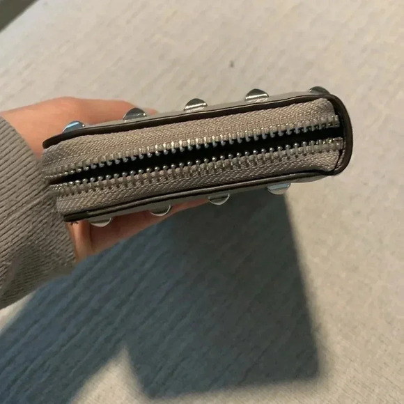 Michael Kors gray silver studded wallet - Picture 8 of 8